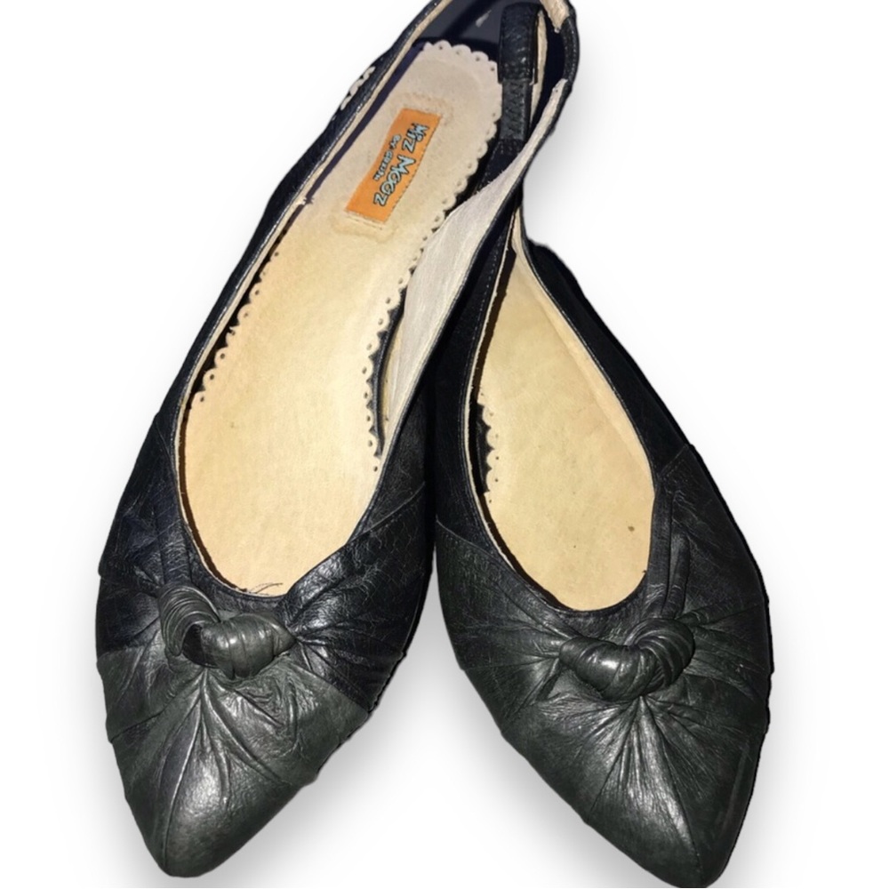 Leather Gunmetal Gray “Purple Rain” by Miz Mooz